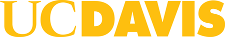 Gold UC Davis wordmark.