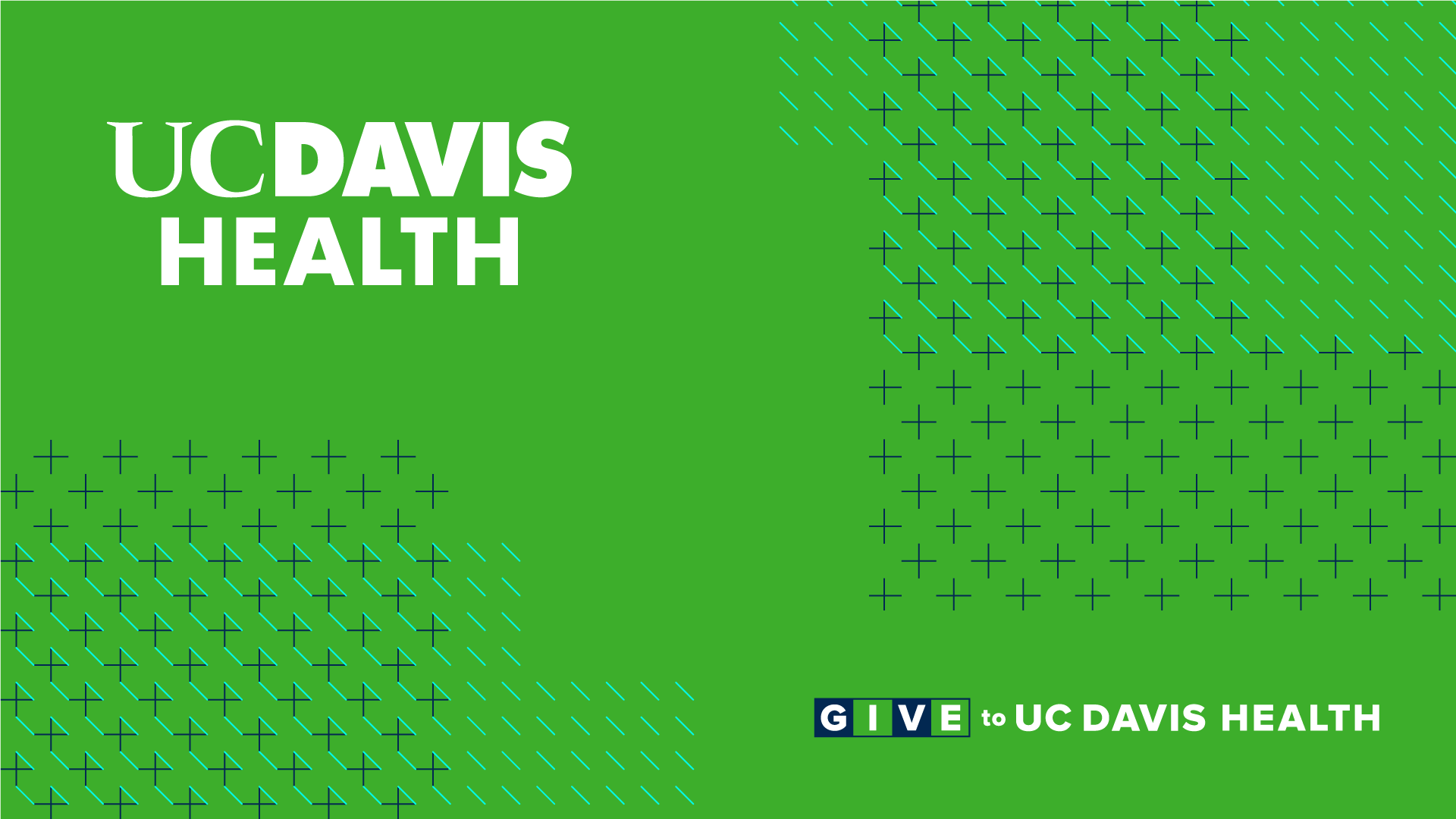 green UC Davis Health zoom background